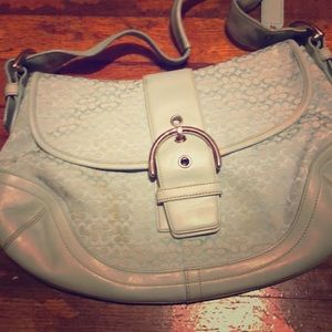 Coach purse blue